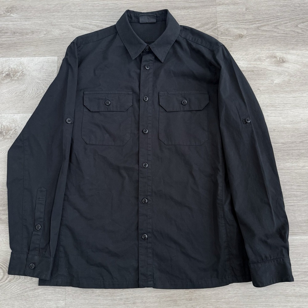 Triple Aught Design TAD Overland Shirt XL Black 100% Cotton USA Made Tactical